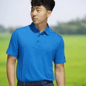 PGA‎ Official Champions Tour Logo Blue Short Sleeve Golf Polo Shirt XL Men's
